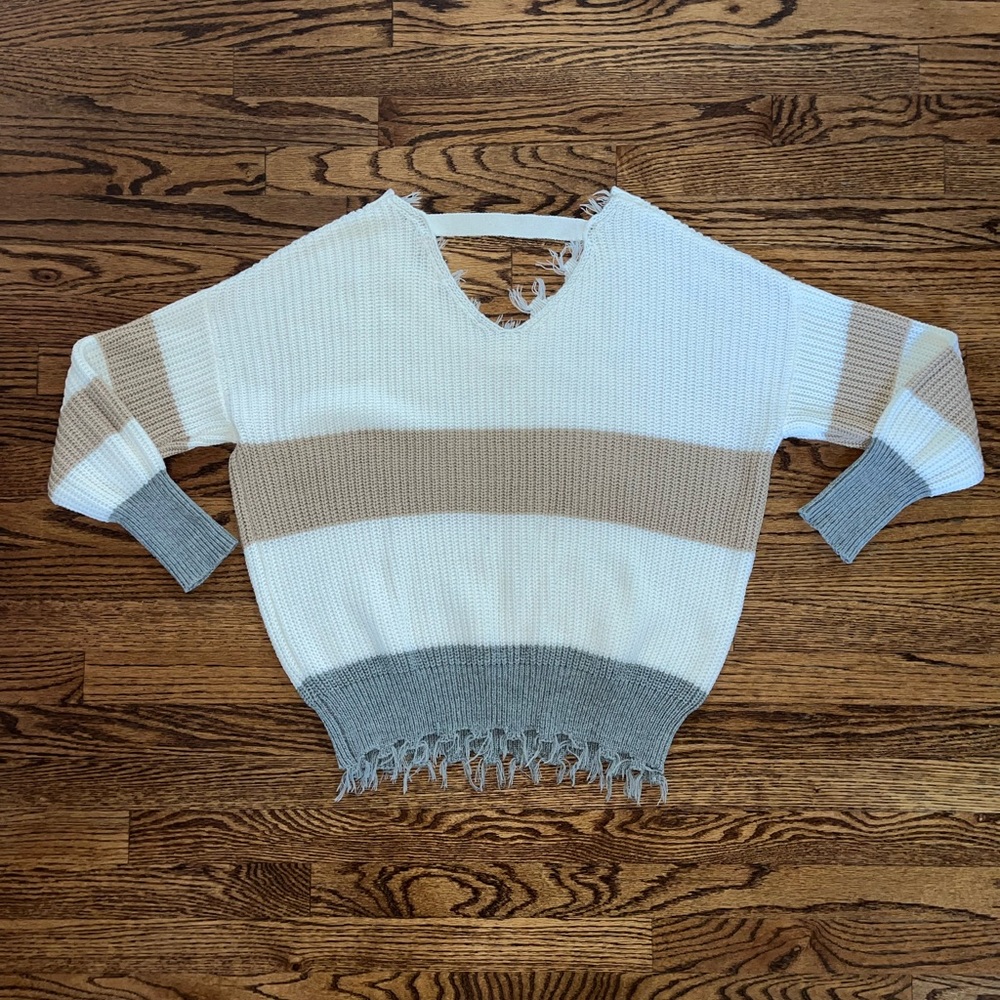 Mood & Madison V-Neck Sweater